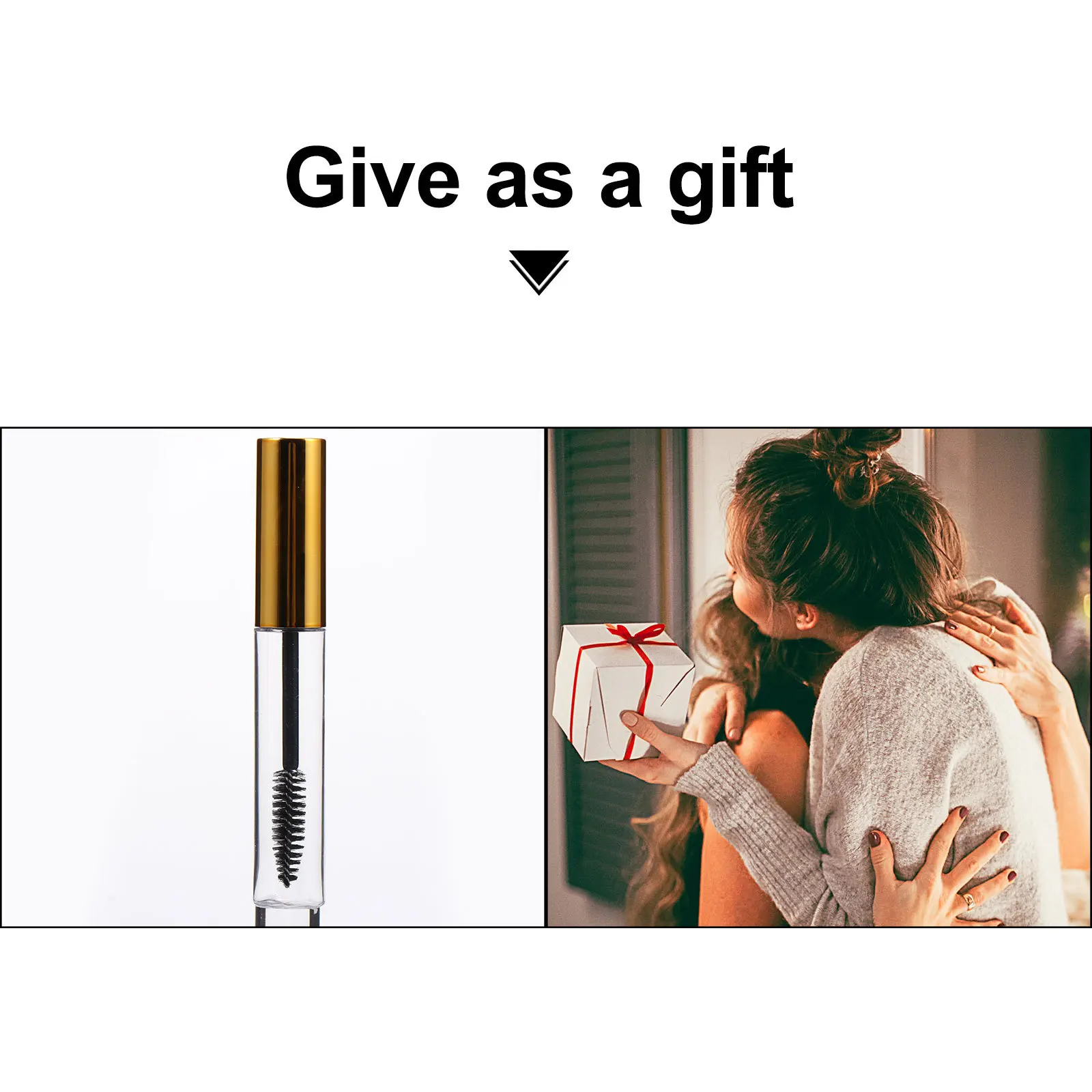 Tube de Mascara avec baguette rechargeable, 10 pièces, récipient liquide de croissance des cils, Compact, format voyage, flacons transparents pour le maquillage des femmes, 10Ml