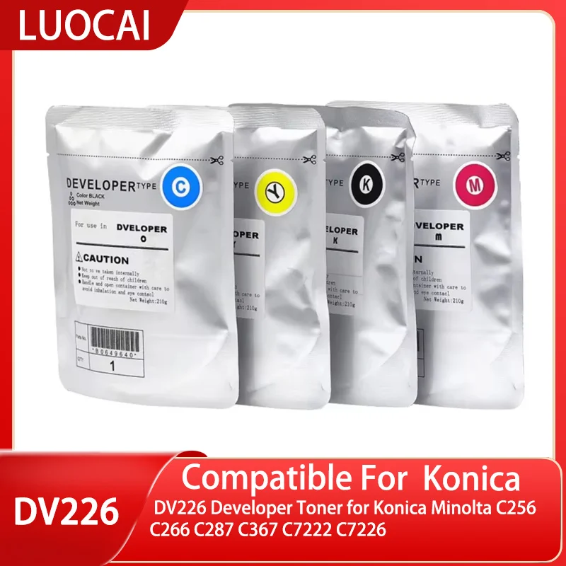 DV226 Developer Toner for Konica Minolta C256 C266 C287 C367 C7222 C7226