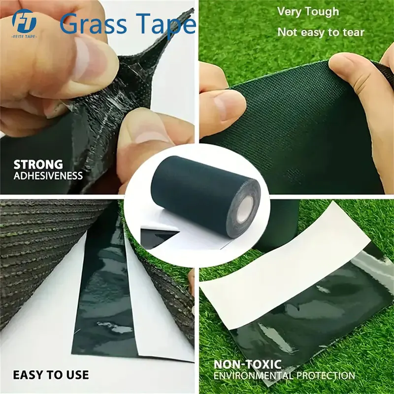 Picture 5: Grass Turf Tape Artificial  Easy To Use and Save Time Multi Purpose Lawn Seam Tape Suitable for Gardens Roofs
