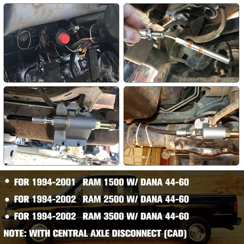 For Dodge Ram 1500 2500 3500 PSL400 Posi Lok Axle Disconnect Cable Operated Actuator