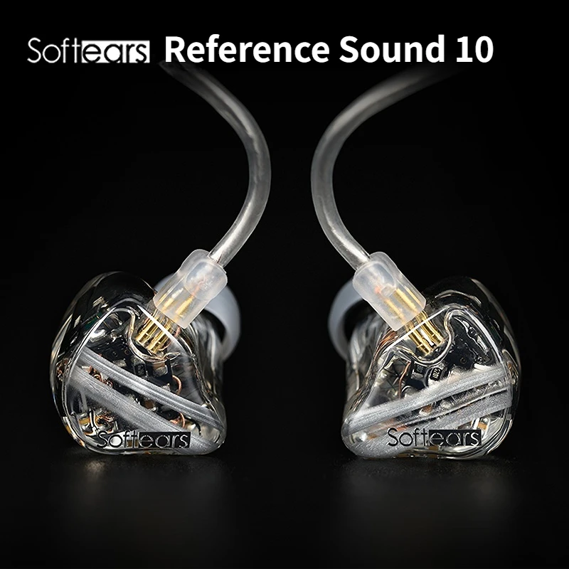 Softears Reference Sound 10 RS10 10BA IEM Earbuds 10 Balanced Armature Flagship HIFI Music Monitor DJ Studio