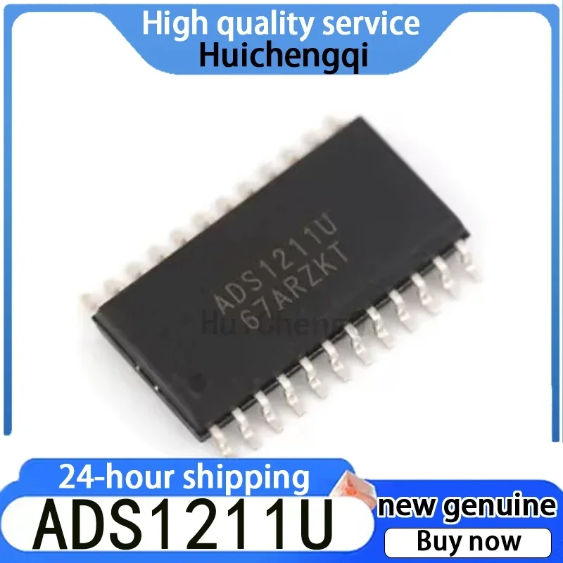 1PCS ADS1211U Packaged SOP-24 Analog-to-digital Converter Chip