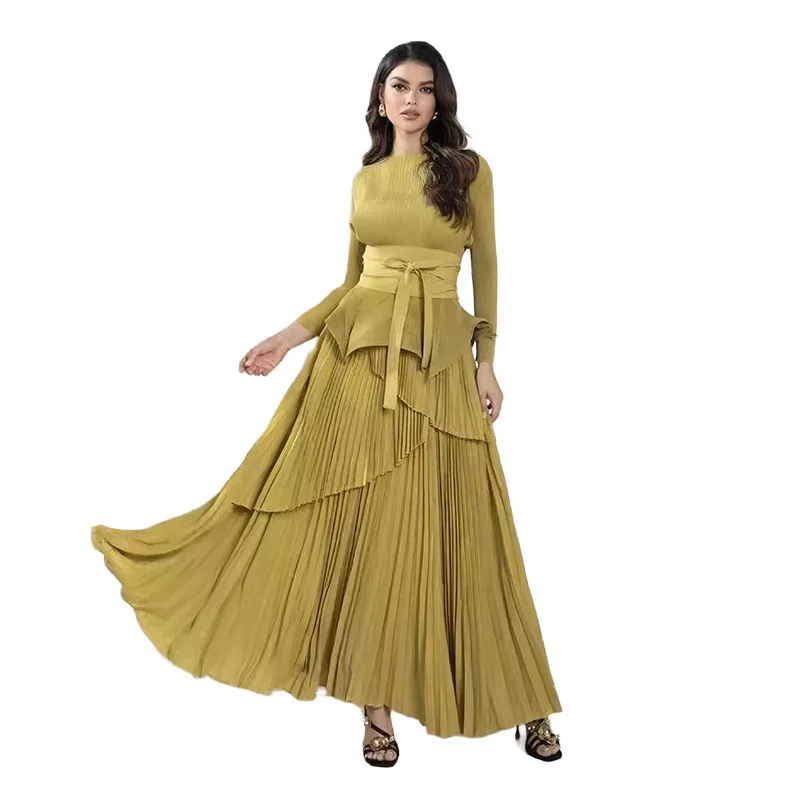 ankle length skirts and dresses Women's Just Call Me Later Powder Blue Satin Lace Trim Midi Skirt | Color: Light Blue | Size: M main image 0
