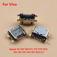 10-100pcs 5 Pin Micro USB Connector Jack Charging Port For Vivo Xplay6 V5 Y67 Y69 Y71 Y75 Y79 Y81S Y83 Y85 Y91 Y93 Y97 X21S S1