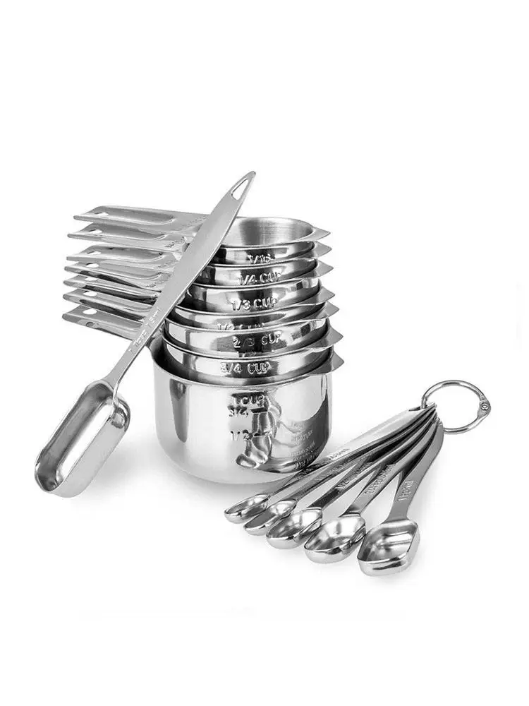 stainless-steel-baking-tools-coffee-measuring-spoon-set-of-13-with-color-box-seasoning-spoon-kitchen-dining-coffee-utensils