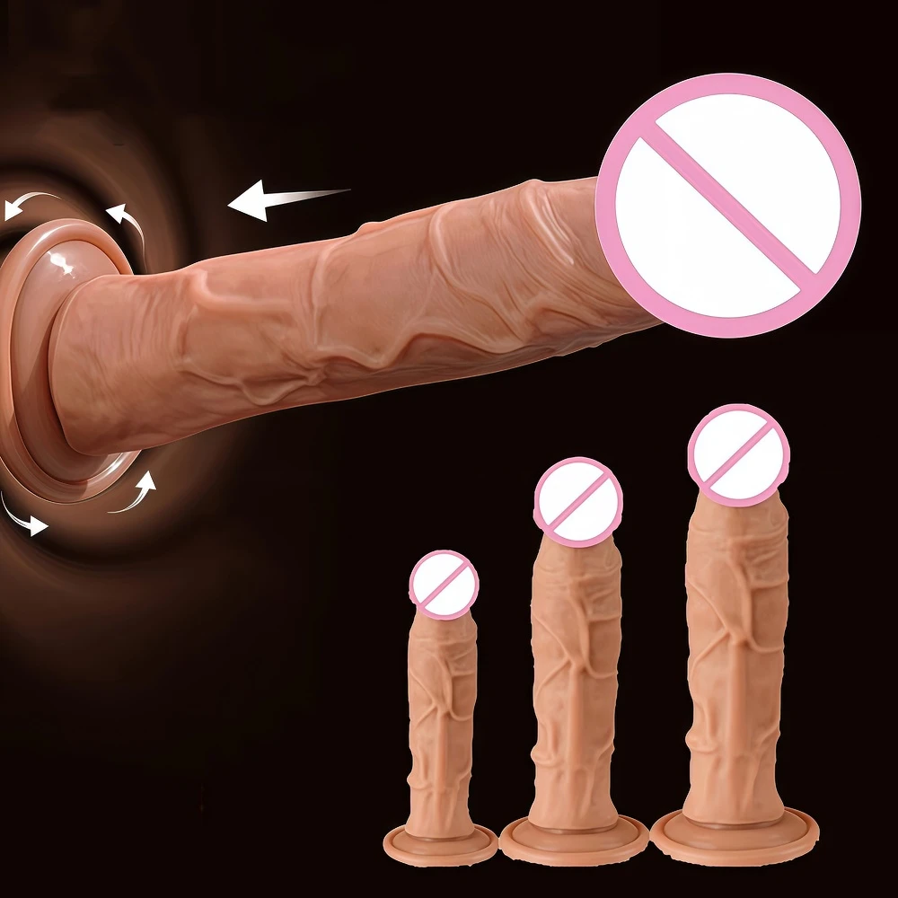 Realistic Long Thick Dildos for Maturbating Clit G-Point Stimulator Penis Vagina Massage Butt Plug Dick Sex Toys for Women Men