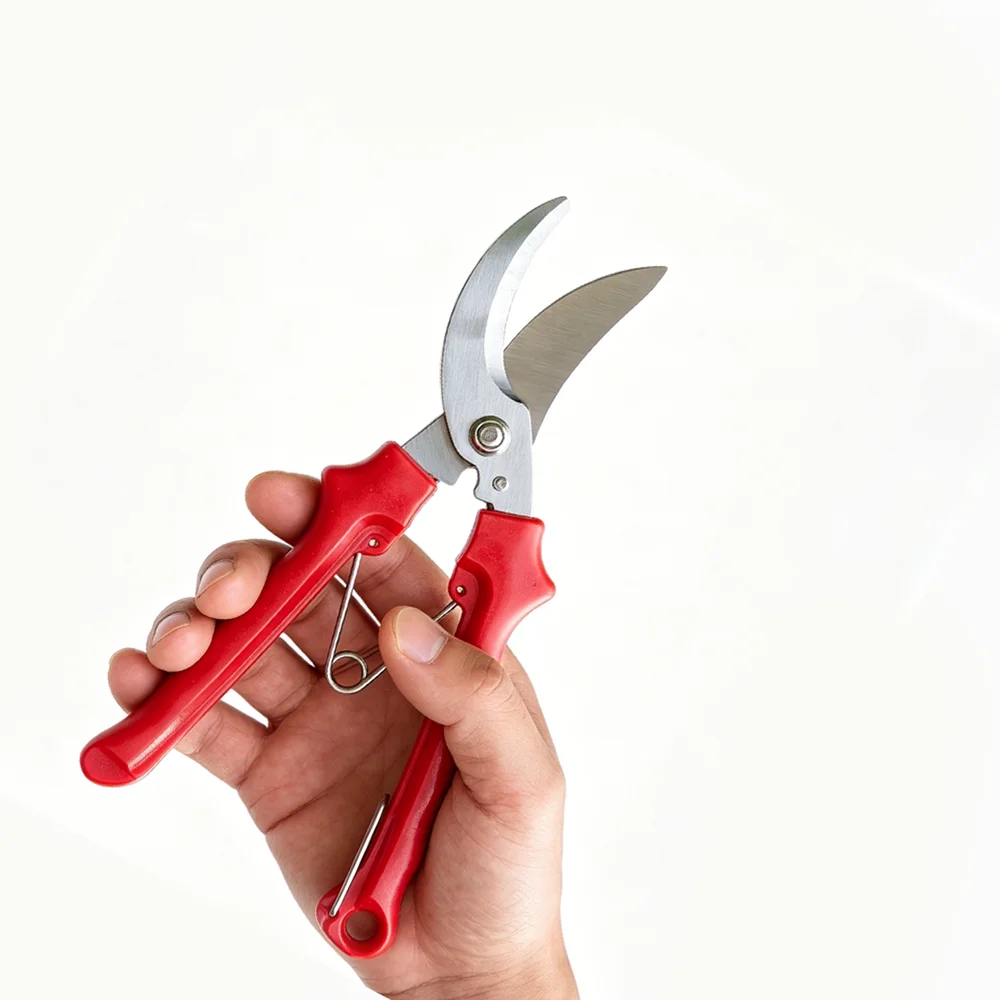 Stainless Steel Elbow Pruning Shears, ABS Anti‑Slip Handle Household Garden Scissors for Thick Branch & Potting Repair