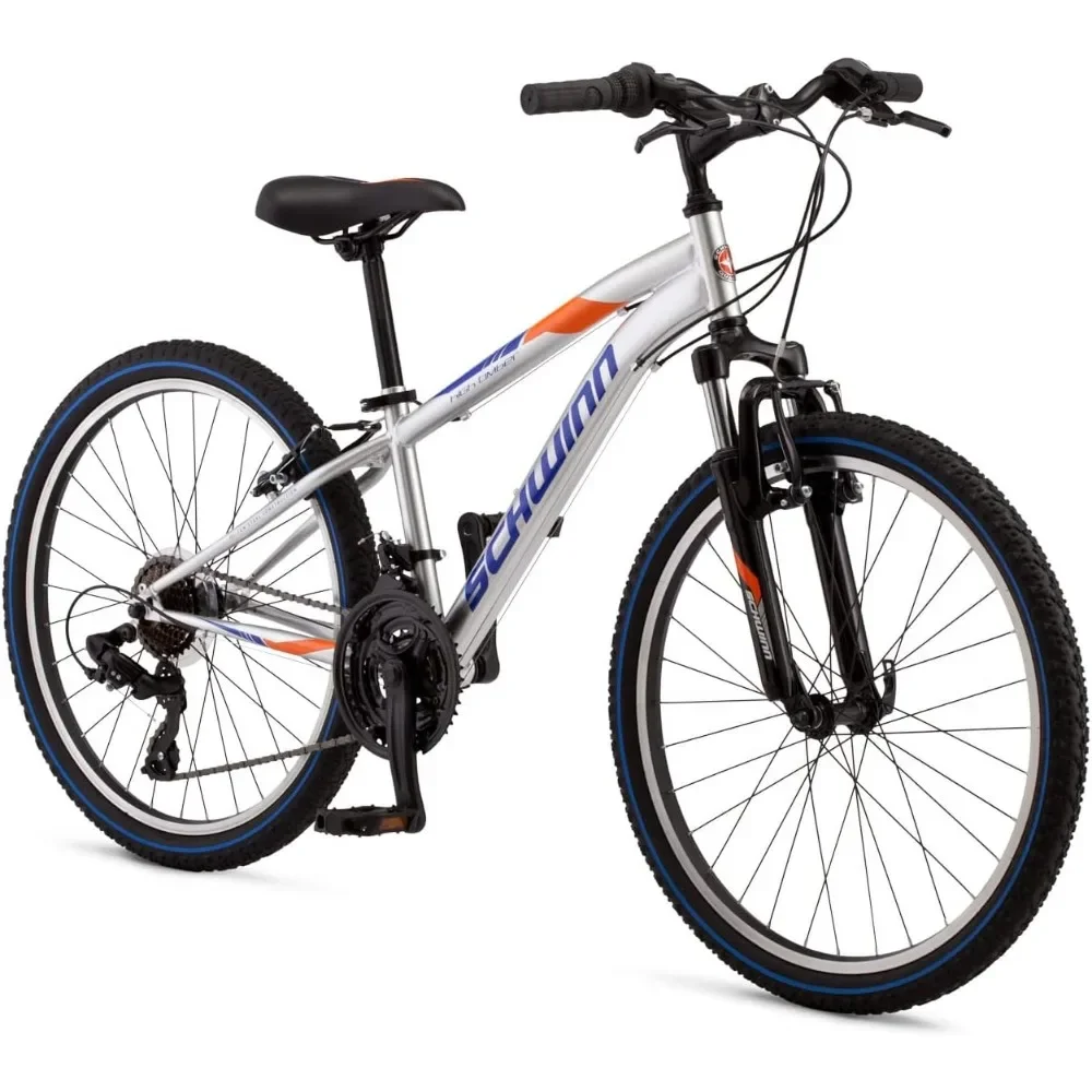 Mountain Bike for Adult Men Women, 24 to 29-Inch Wheels, 7 or 21-Speeds, Front Suspension, Aluminum and Steel Frame Options