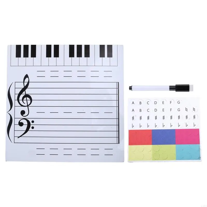 24BE Learning Music Board Music Notes Cognition Teaching Board Teacher Props