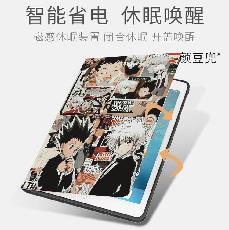HUNTER×HUNTER GON Killua Case For iPad 10.2 7th 8th Air 2 3 Mini 1 2 3 5 Case Luxury Silicone For iPad Air 4 iPad Pro11 Case