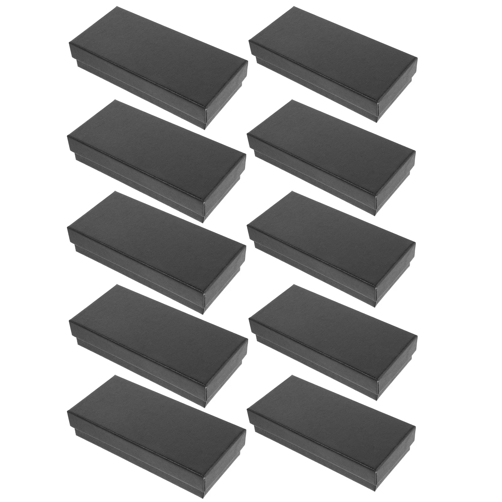 

10pcs Watch Cases Single Slot Long Rectangular Box Organizer Display Stand For Wristwatches Jewelry Storage