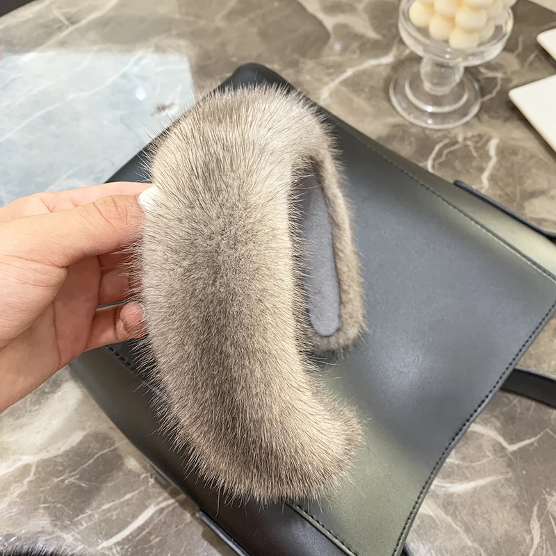 High quality Fur Headbands,Headband Natural Mink Fur,Women Winter Fur Headband,Fashion Head band Fur Hair Hoop Furry Gift