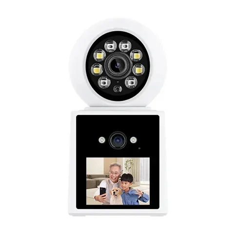 

Smart Video Camera WiFi 2.4-inch 1080P 3MP Infrared Night Vision One-button Two-way Intercom 360° PTZ Home Monitoring Video Call