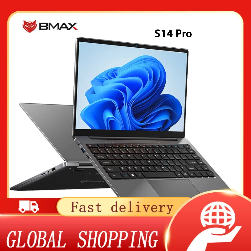Память BMAX MaxBook S14 Pro, 8 ГБ, место для хранения емкостью 256 ГБ, Windows 11180 °   складной ультратонкий корпус, прокат Intel Pentium Silver N5000