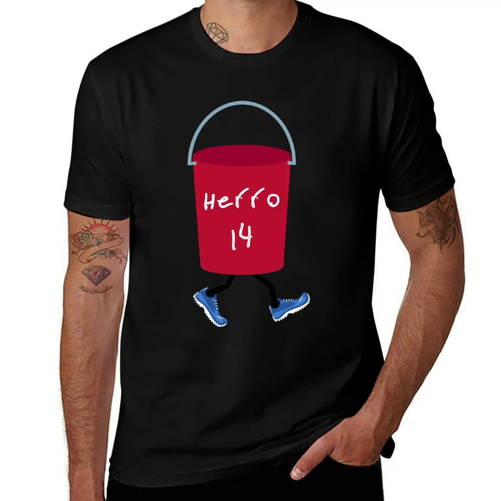 

The Tyler Herro Walking Bucket T-Shirt graphic t shirts for man t shirts designer t shirts for man graphic funny T-Shirt