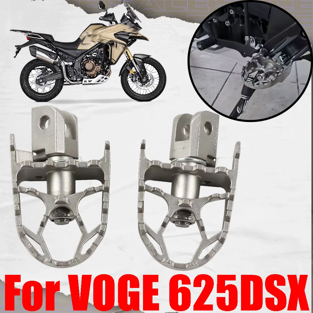 ل VOGE DS625X DSX625 625DSX DS 625X DSX 625 DSX دراجة نارية الملحقات مساند القدم أوتاد القدم الدواسات لوحة مساند القدم