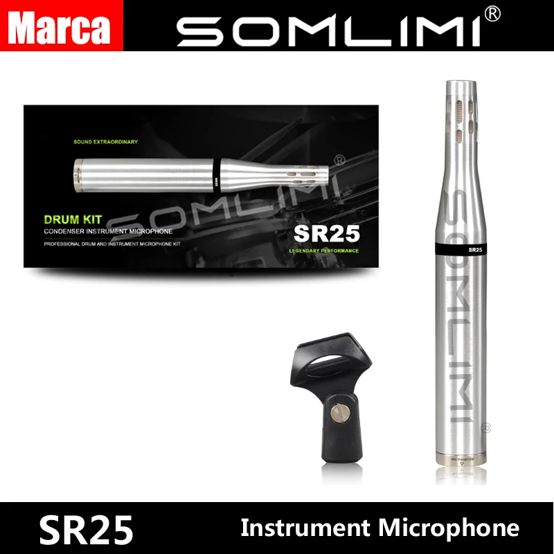 

SOMLIMI SR25 CONDENSER INSTRUMENT MICROPHONE