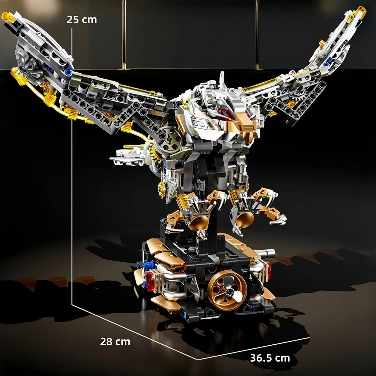 1168PCS Crea MOC Tecnico Meccanico Aquila Building Blocks Modello Scienza Semi-meccanica per bambini Giocattoli fai da te per i regali del capretto