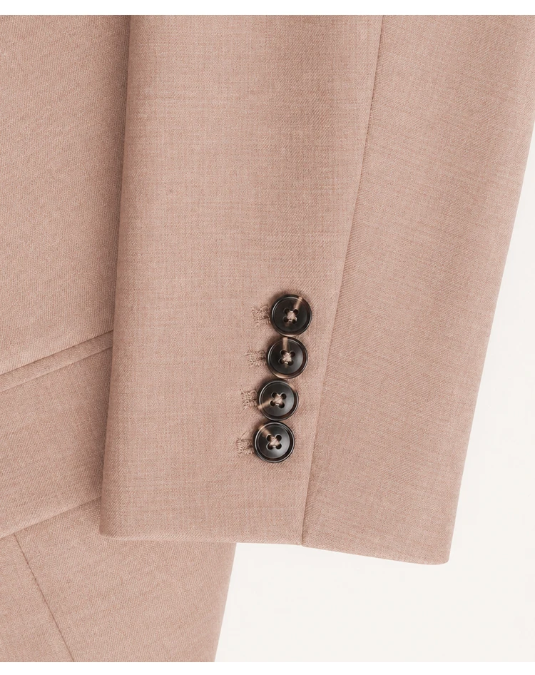 K2613W Designer-Stil Damen-Wollblazer Minimalistischer Premium-Stoff Büro-Mode-Anzugmantel – Detail 13