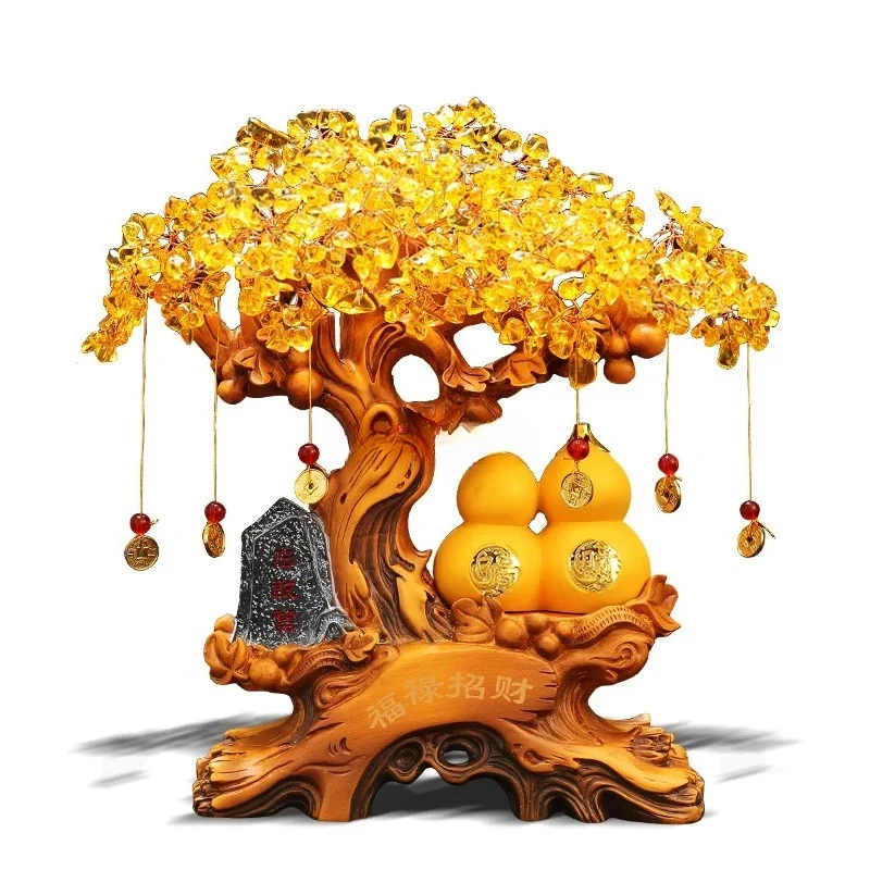 

Lucky Tree Цитрин Тыква Орнамент Гостиная Офис Орнамент