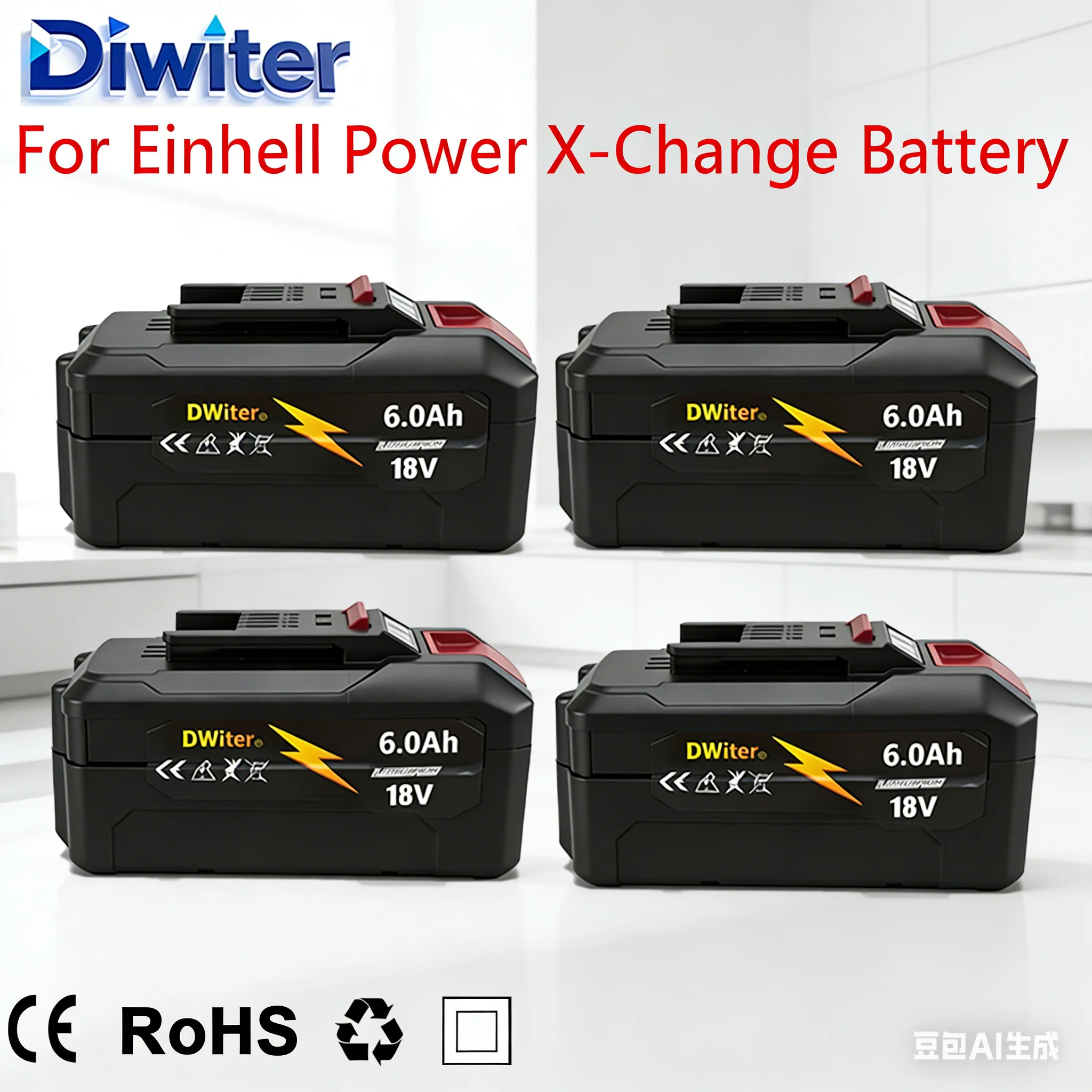 got Replacement Battery EIN18C2 Li-ion Batteria for EINHELL 18V Battery Power X-change PX-BAT4 4511396 4511437 Power Tools