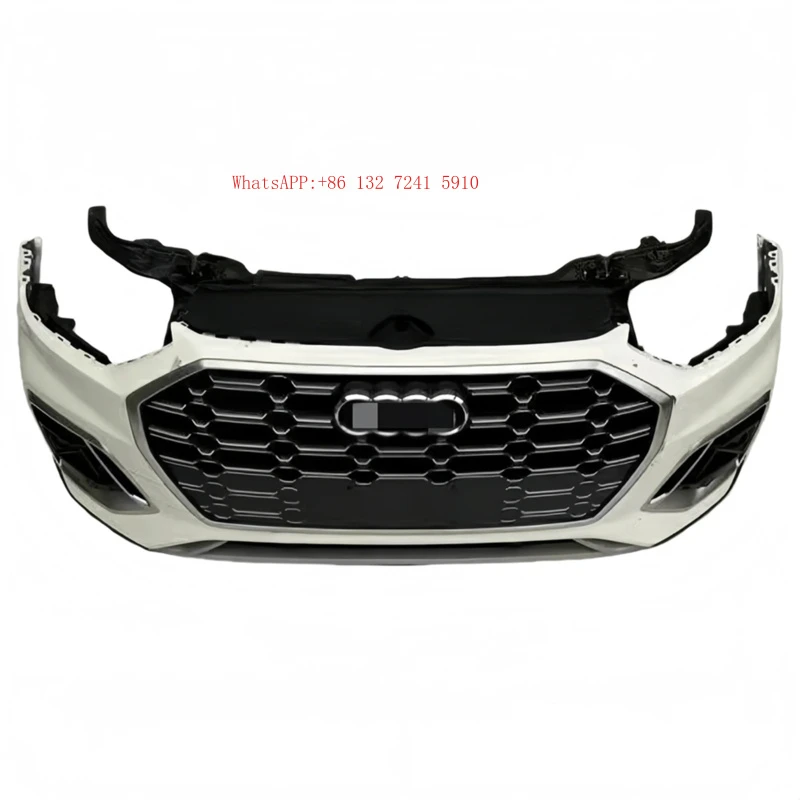 Used Original For Q5 Q5L nose cut assembly Front bumper complete with radiator B9/FY OEM front end face M Sport