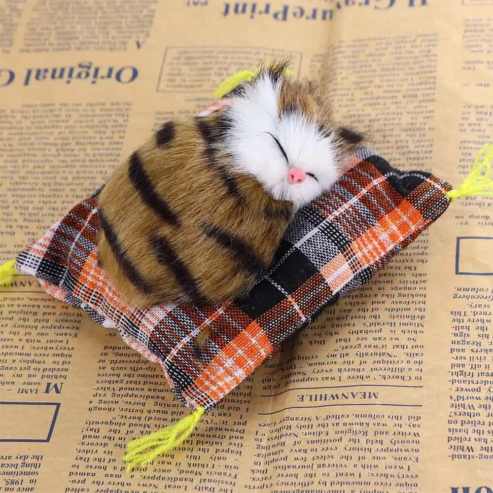 Fake Artificial  Creative Decoration Creative Cloth Pad Fake Cats Cat Ornaments Simulation Cat  Cats