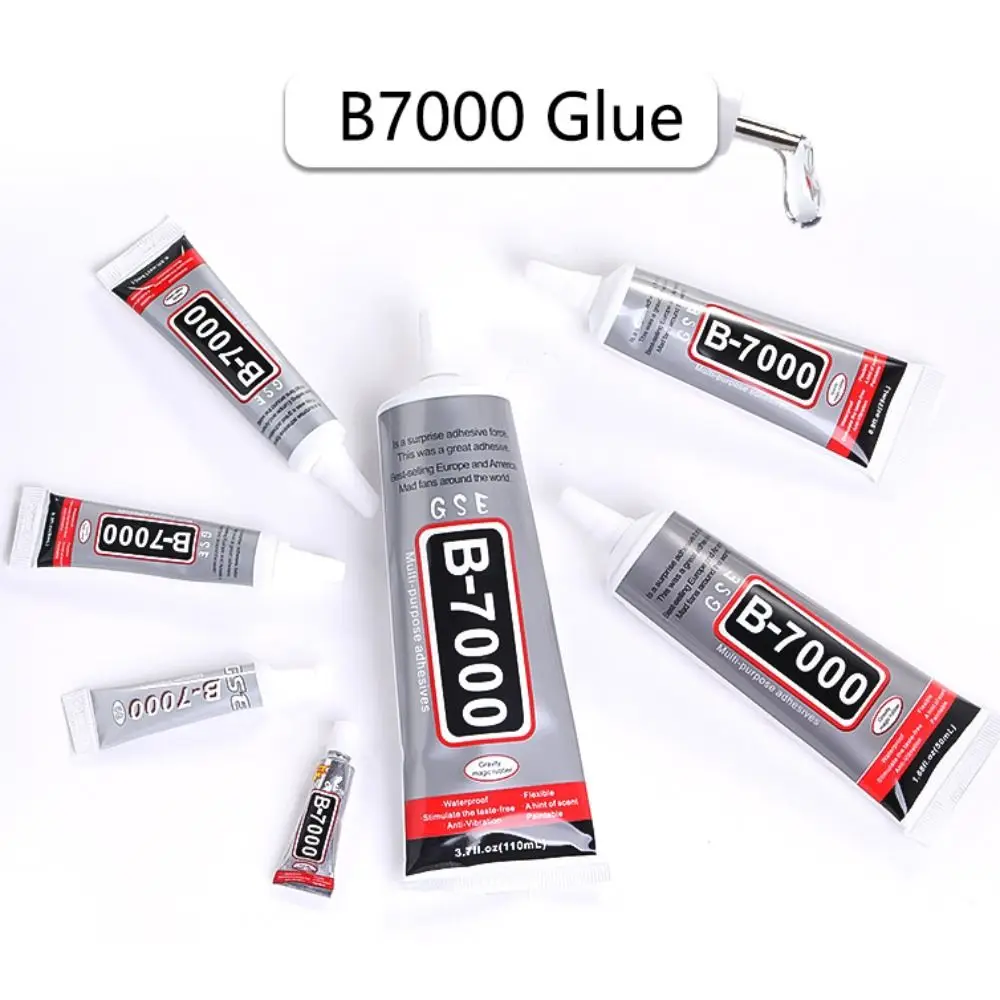 แบบพกพาตกแต่ง DIY B7000 กาวกาวหน้าจออุปกรณ์เสริมโทรศัพท์กาวอเนกประสงค์ซ่อมแซมยาสีฟันกาวโทรศัพท์ซ่อมหน้าจอกาว