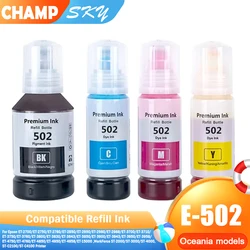 SKY 502 Premium Ink , T5021-T5024 refill Ink For Epson ET-2700 2850 3700 3750 3800 4750 4850 15000 ST-2000 3000 4000 C2100 C4100