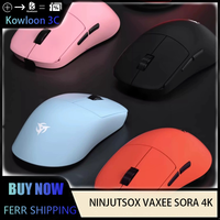 NINJUTSO X VAXEE SORA 4K Gaming Mouse Wireless PAW3950 FPS Ergonomic 4KHz 2.4G Professional Stable Portable Desktop Laptop