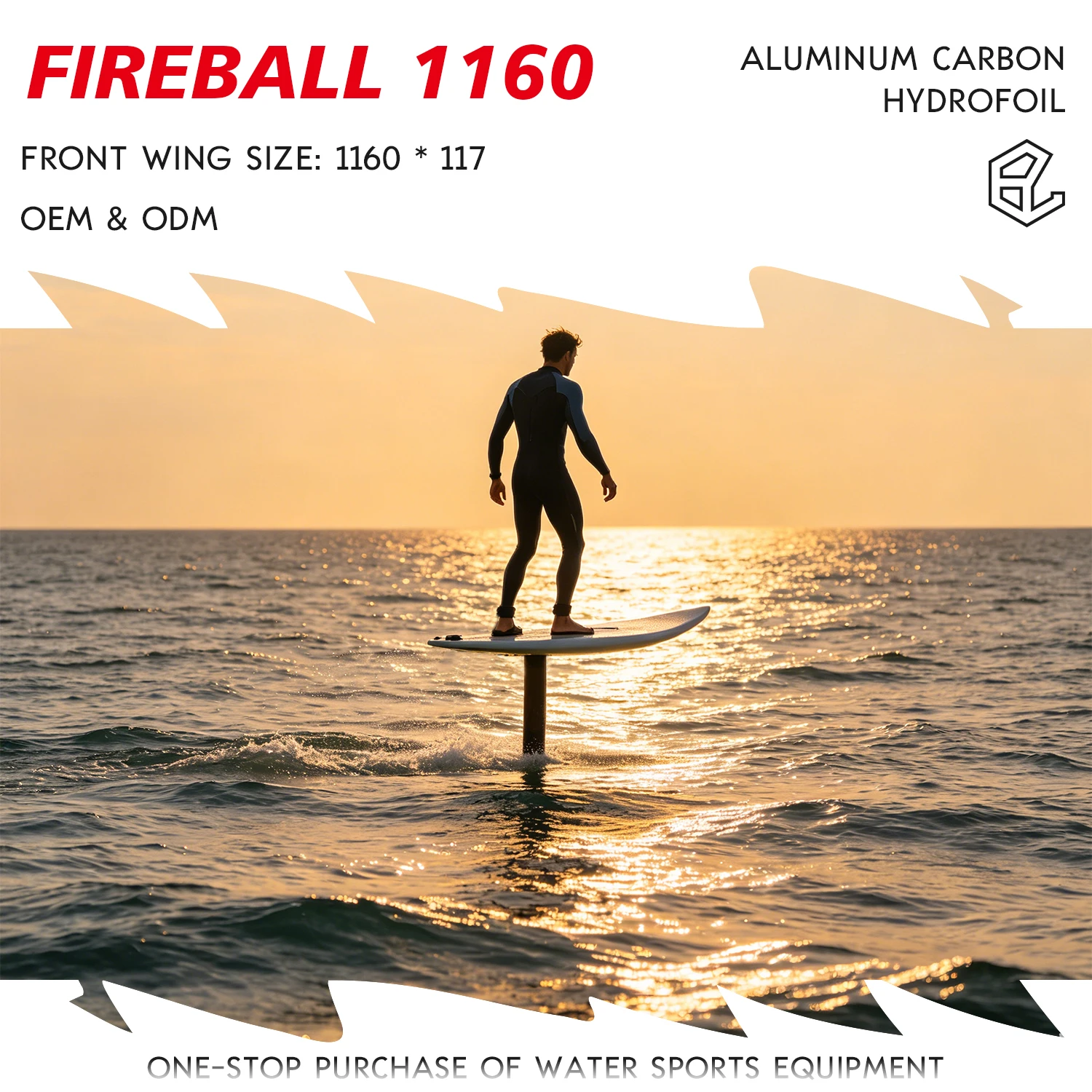 Axis Foil Fireball 1160 Carbon Fiber Alu Mast Waterplay Surfboard Pumping Down Wind Surfing SUP Paddle Wing Kite For Hydrofoil