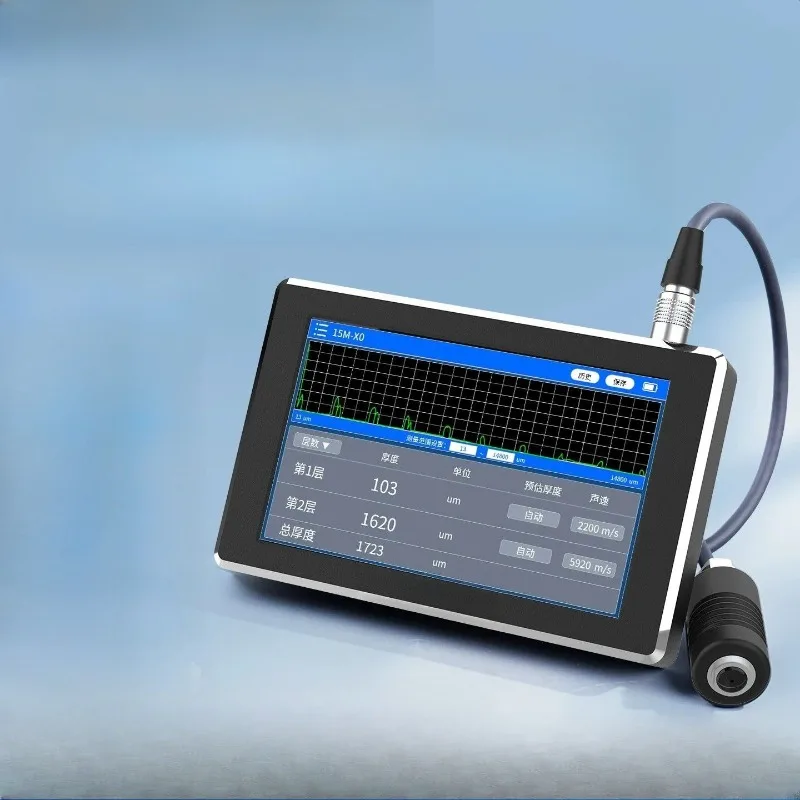 Thickness gauge Multi-layer high-precision plastic wood metal and concrete surface coating thickness gauge