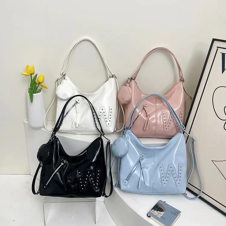 

Модный нишевый рюкзак-тоут премиум-класса 2-в-1, универсальная просторная, элегантная женская сумка через плечо для поездок на работу