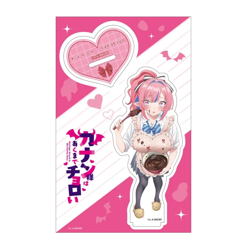 Mistress Kanan is Devilishly Easy 15CM Kanan Takakiyo Yōji Kyōgi Acrylic Figure Stand Model Cosplay Gift Ornament Keychain