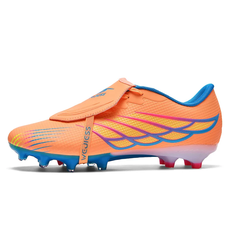 남성 축구화 신상 야외 훈련용 초경량 충격 방지 빠른 풋살 유니섹스 잔디용 롱 네일 축구화