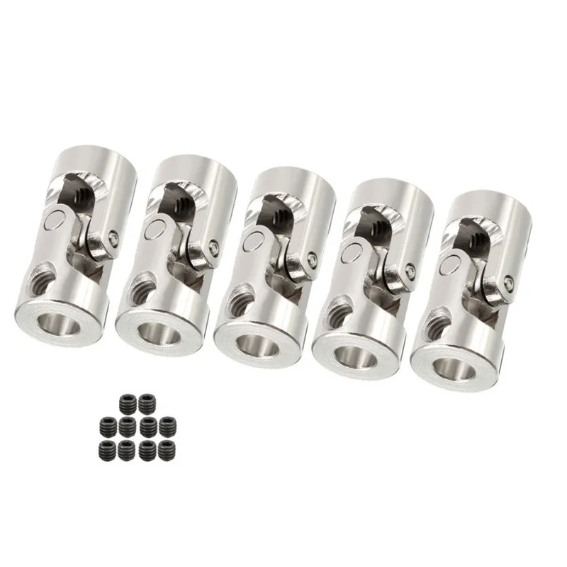 Rc Boot Auto Metalen Kruiskoppeling Koppeling Cardan Joint 2Mm/2.3Mm/3Mm/3.175Mm/4Mm/5Mm/6Mm/8Mm/10Mm As Motor Gimbal Connector