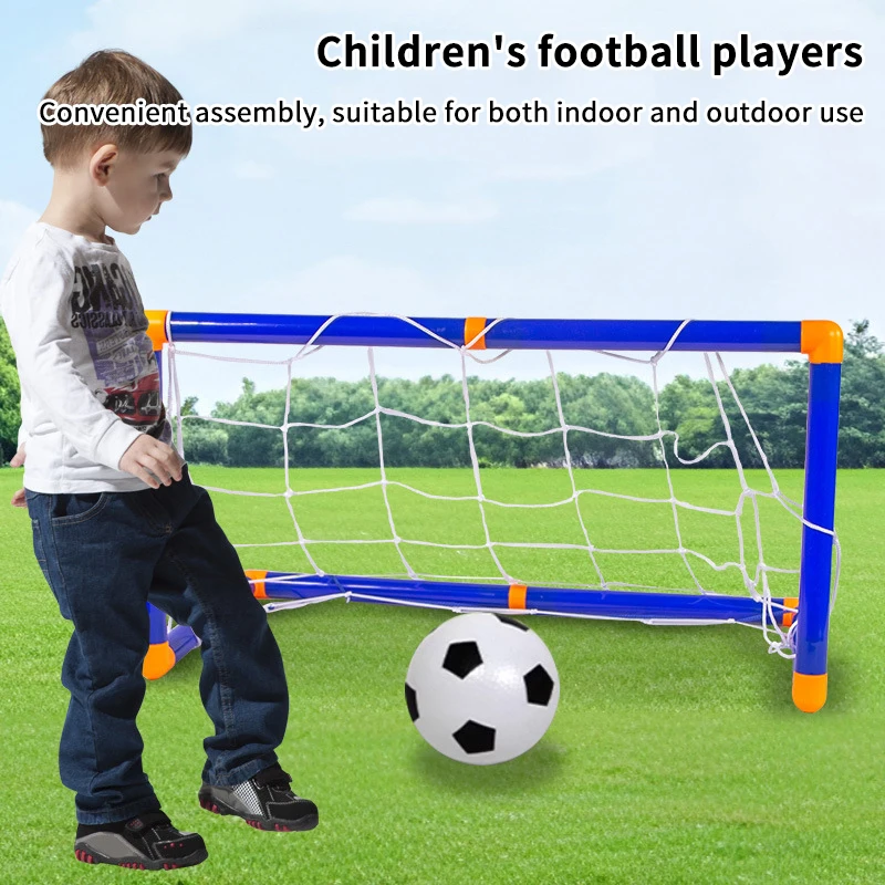 Portable Micro Soccer Goal Set (Net, Pump, Ball Included)  Lightweight Indoor Outdoor Gear For Park Beach Training 1Set - view 2