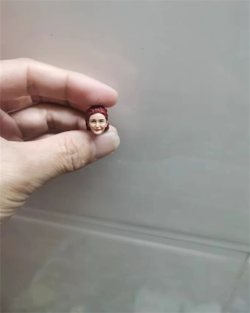 

Little 1/18 Asia Female Soldier Yang Mi Head Carving Sculpture Model Toy Fit 3.75'' Action Figures Doll Body In Stock
