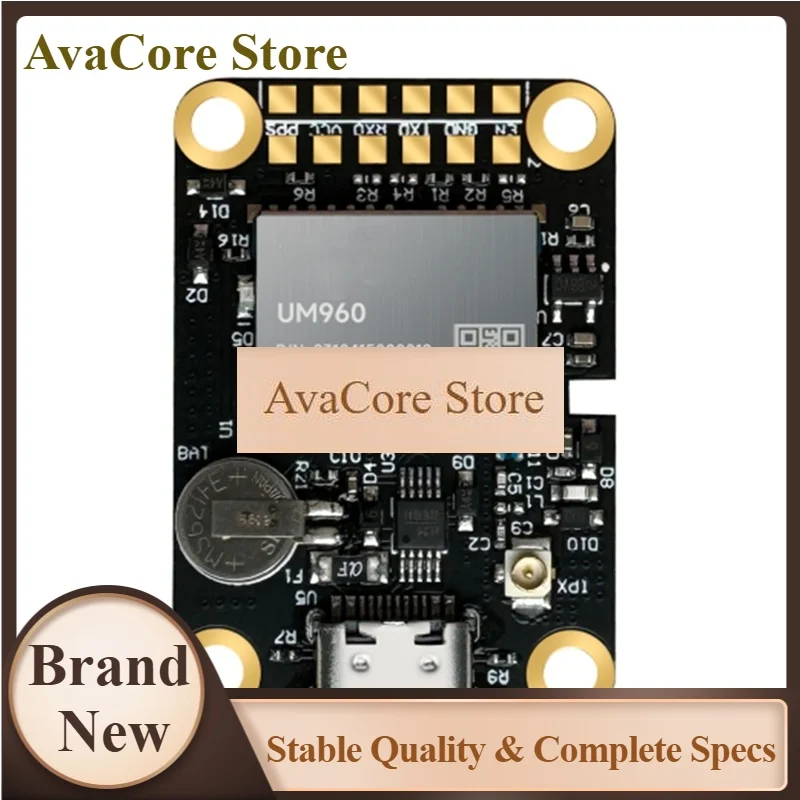 AvaCoreRtk-960 Zed-f9p High Precision Bds/gps/glonass/galileo/qzss Rtk Positioning Module High Precision Positioning Module