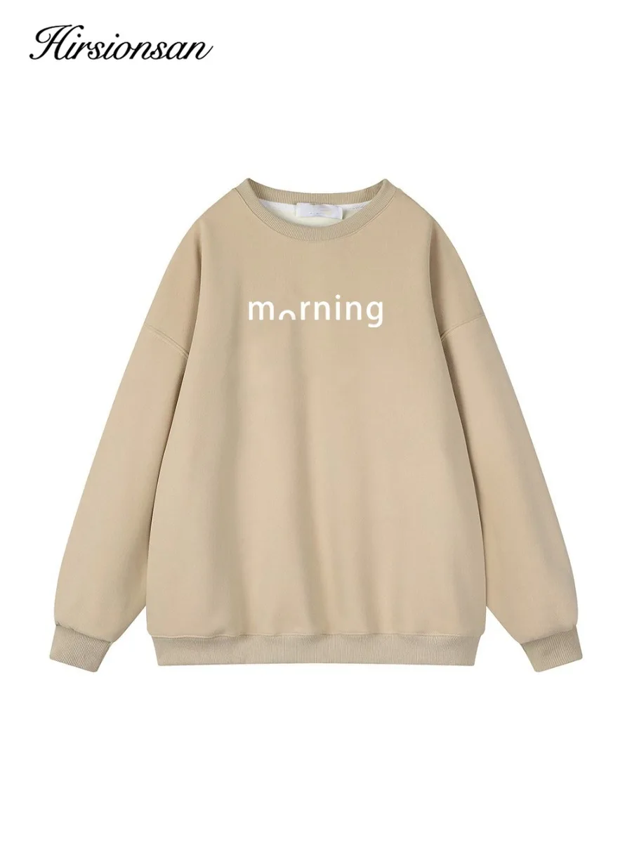 Hirsionsan س الرقبة الصوف "الصباح" رسالة شيك البلوز المرأة 2025 خريف جديد وصول #6