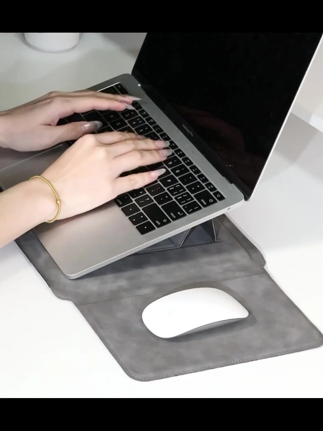 Laptop Sleeve Case 13 14 15 15.6 16Inch For Huawei HP DELL Bag For Macbook Air Pro 13 13.6 M4 Notebook Case with Stand Men Women