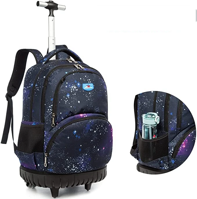 School Rolling backpack for girls kids School Trolley Bag for boys School Wheeled backpack Bag Rolling School bag with wheels