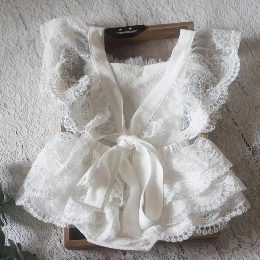 Elegante witte kanten romper m - Baby Clothing Onesies recensie en prijs