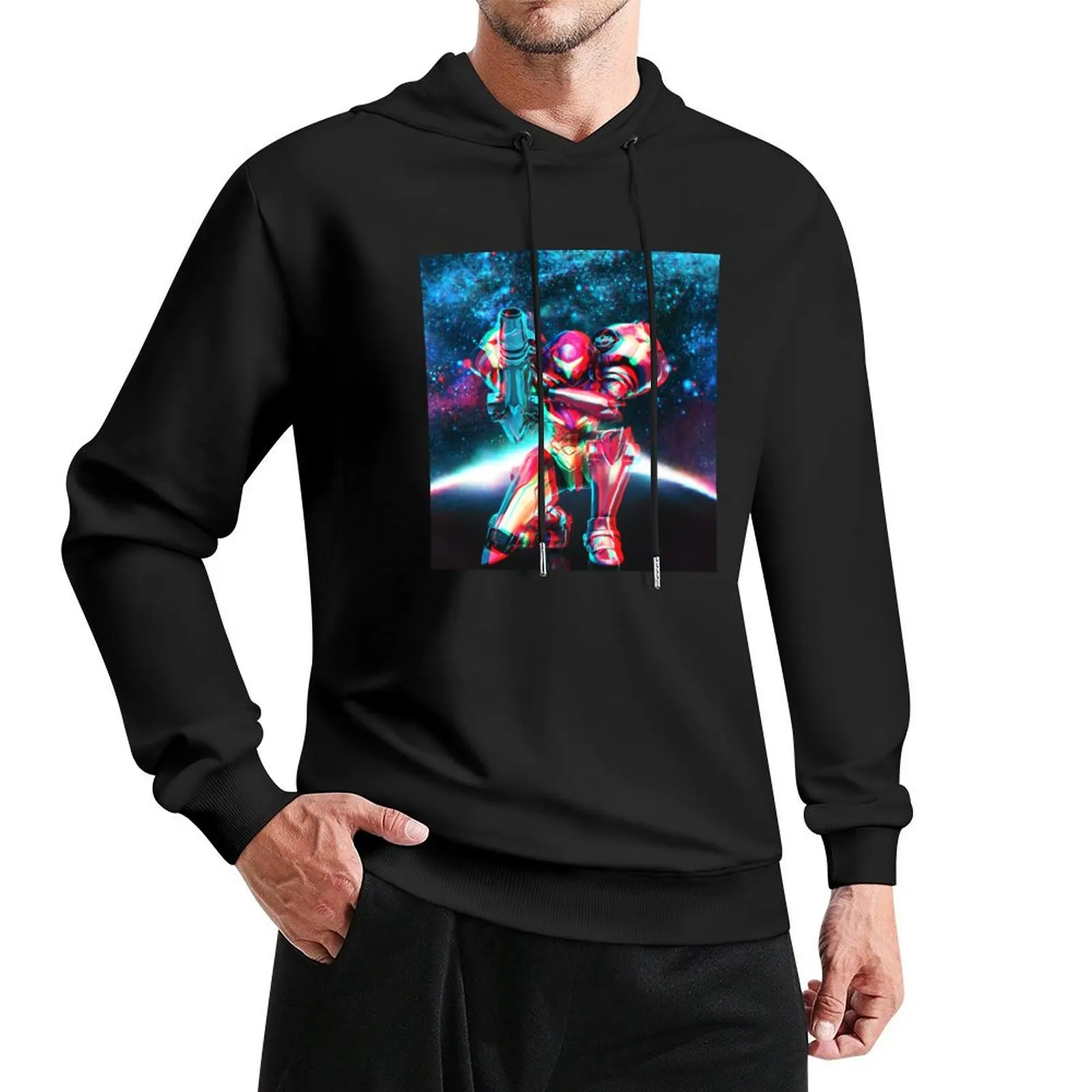 Neon Lights Varia Suit Samus Aran Pullover Hoodie autumn korean autumn clothes autumn clothes hoody