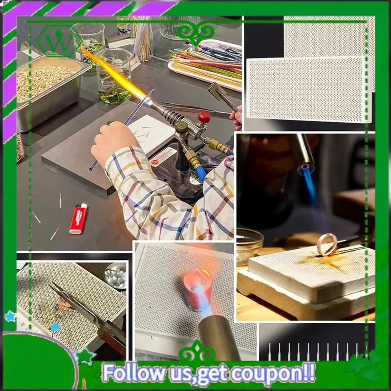 Reliable- Welding Plate Rectangular Welding Honeycomb Panel Jewelry Making Tool Set Jewelry Welding