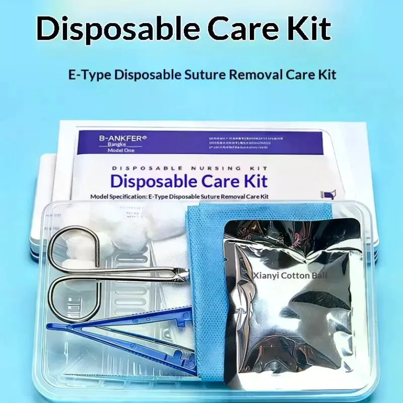 /JCS/Sterile Disposable Dressing Replacement Tool Kit, Debridement, Suturing, Disinfection, Wound Care Tool Kit