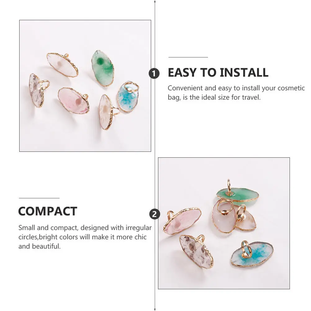 6Pcs Nail Art Palet…