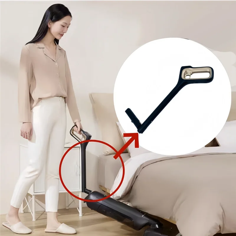 Flexgriff-Ersatz für Dreame M10/M10 Pro/M10 Station Rohrbaugruppe Metallbodenwäscherstange beseitigen gebogene Teile