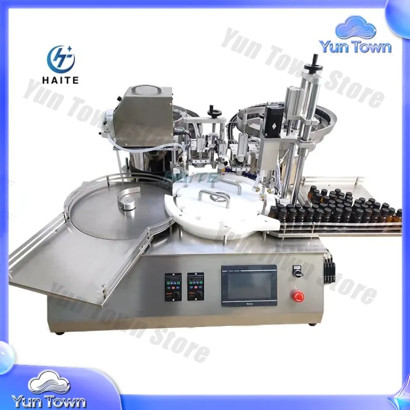 Automatic Fill Machine for Perfume Bottle 30ml 50ml 100ml Liquid Filling and Capping Machine for Glass Plastic Bottles
