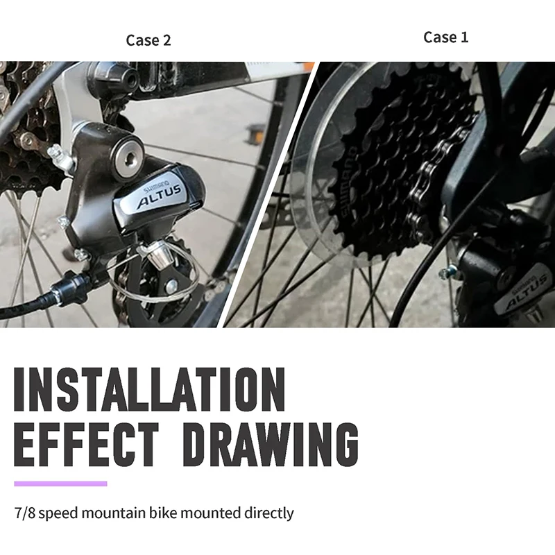 Desviador trasero Altus RD-M310 de alta calidad para transiciones suaves de 7/8 velocidades en bicicletas